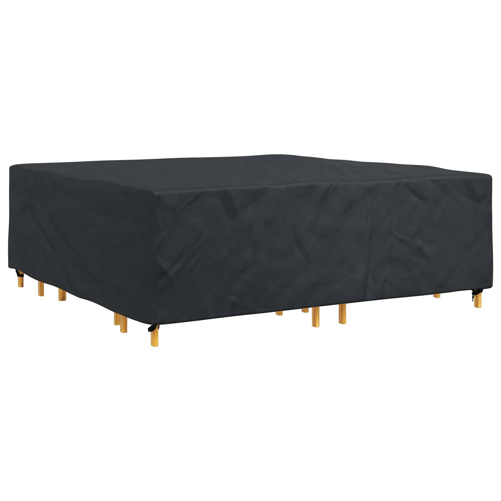 Housse pour meubles tissu 600D noir 235 x 235 x 70 cm - PANGIVO - Image 3