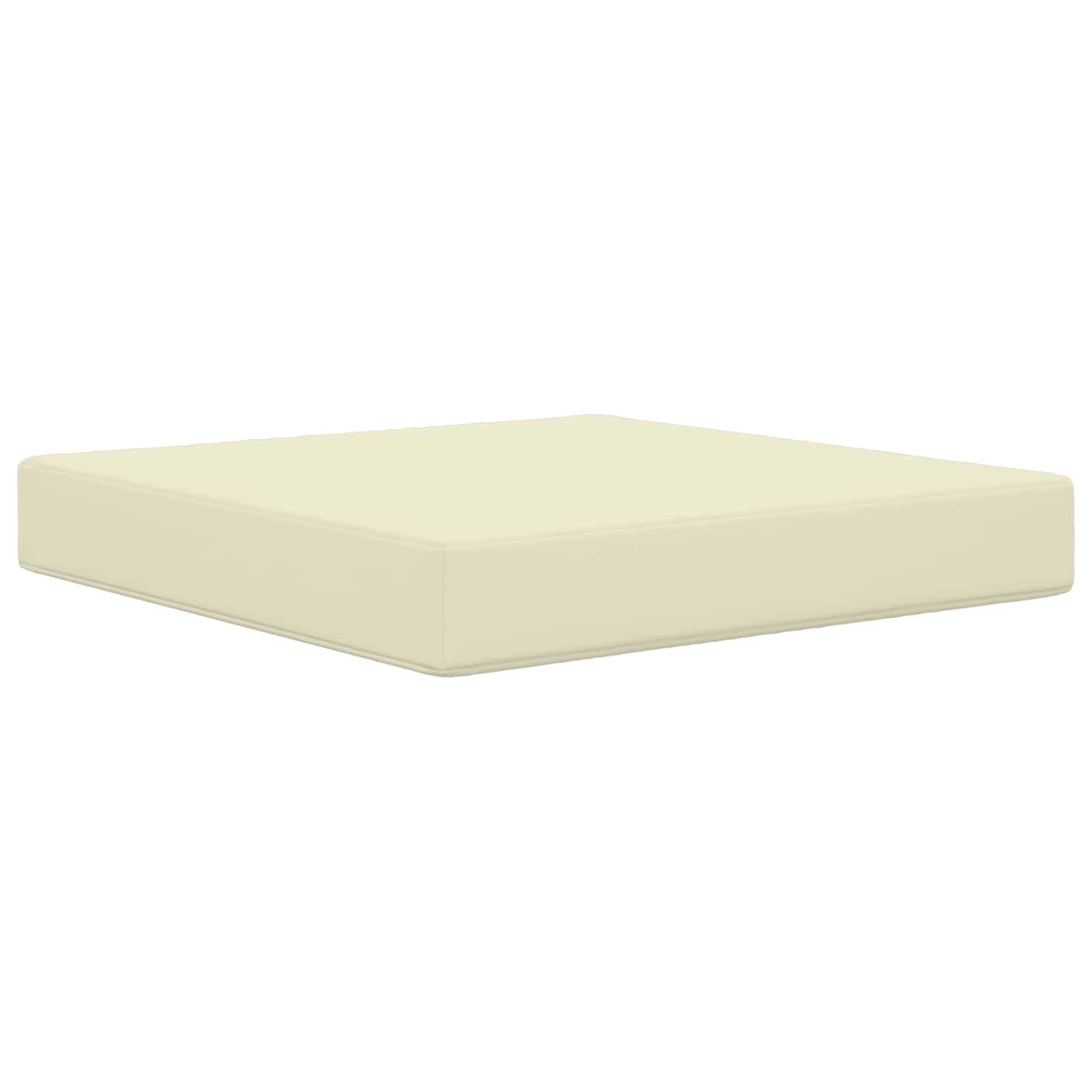 Lot de 3 coussins de canapé polyester crème 60 x 60 x 8 cm, poids:4.62kg - PANGIVO - Image 4