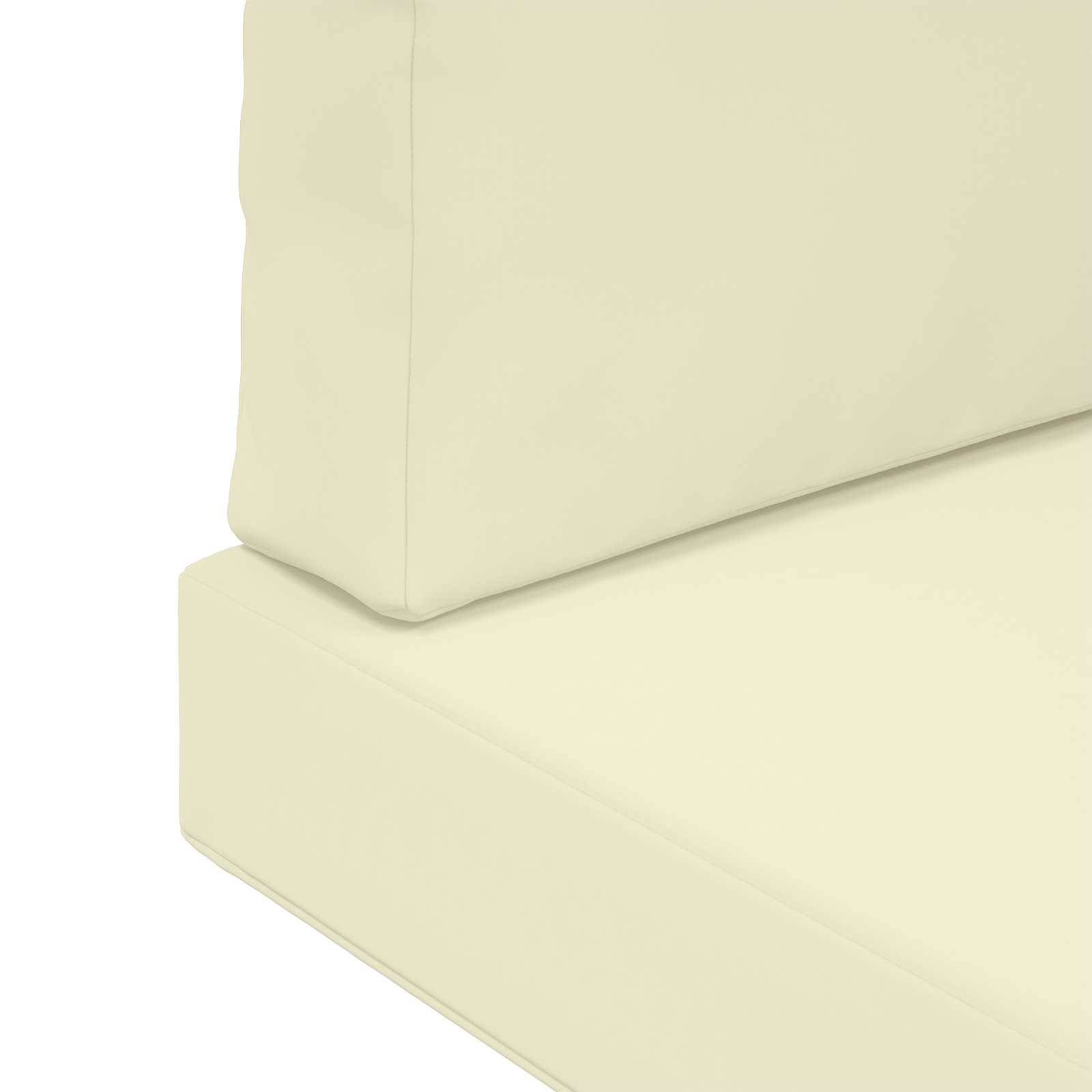 Lot de 3 coussins de canapé polyester crème 60 x 60 x 8 cm, poids:4.62kg - PANGIVO - Image 9