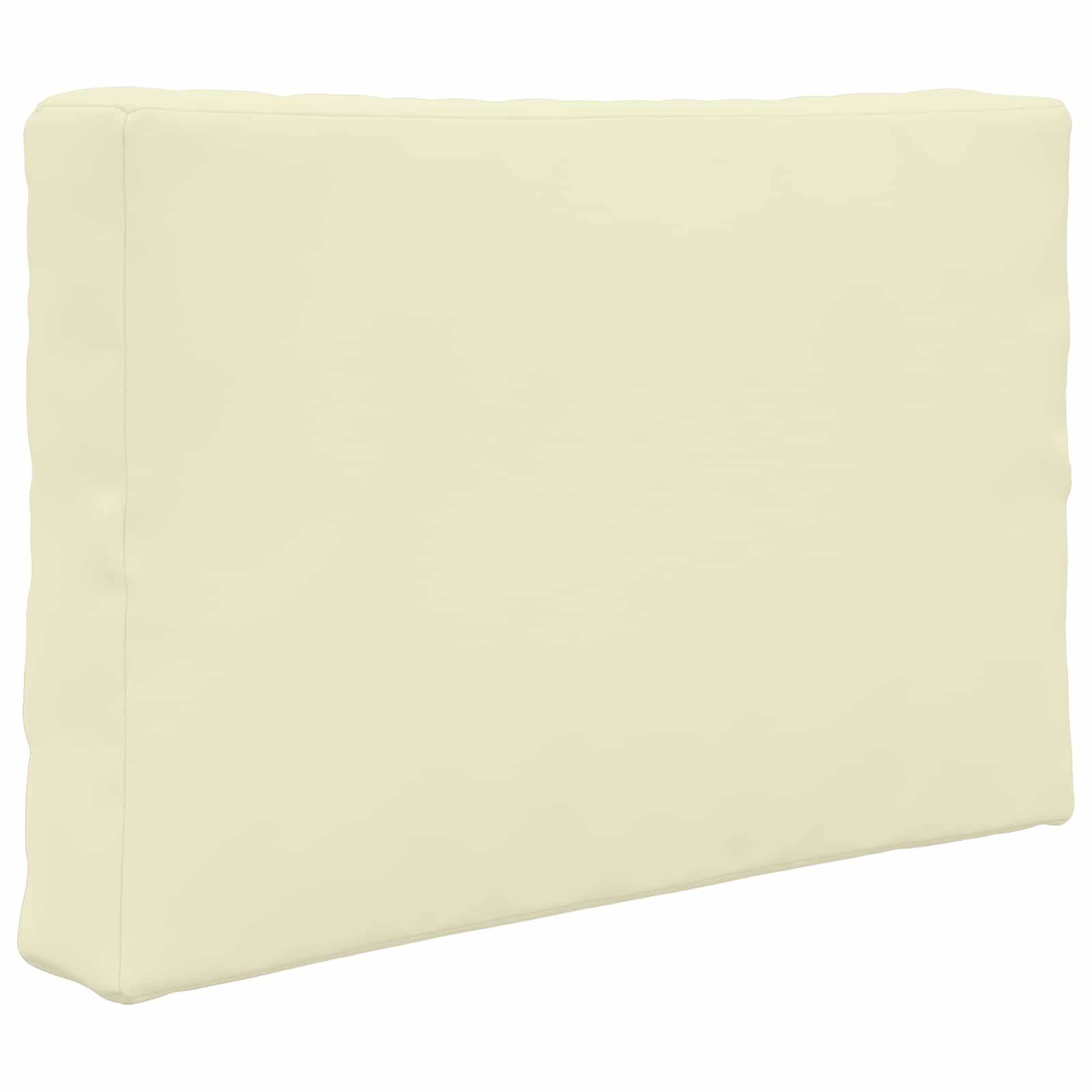 Lot de 3 coussins de canapé polyester crème 60 x 60 x 8 cm, poids:4.62kg - PANGIVO - Image 5