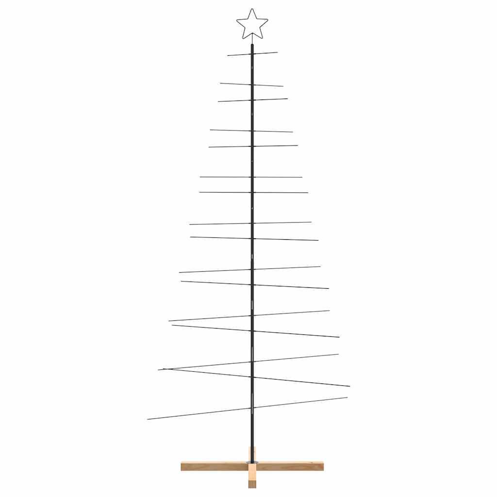 ComfortXL - Sapin de Noël design métal et bois avec branches modulables Noir 210 cm – ComfortXL Outdoor Living - Image 3