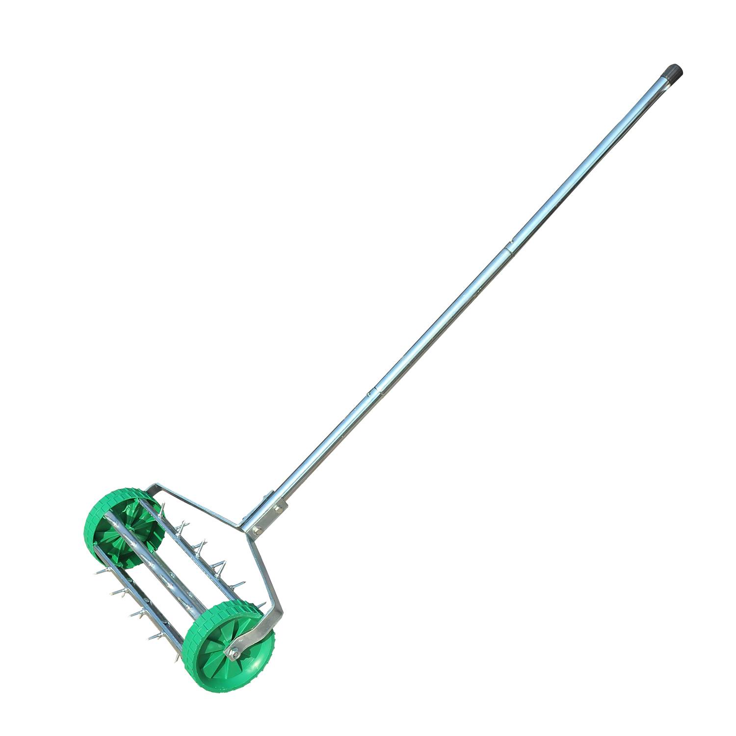 Outsunny - Rouleau aérateur pour pelouse 98x45x87 cm avec manche télescopique Vert - Outsunny - Image 1