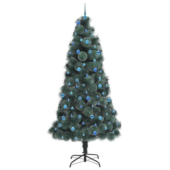 Sapin de Noël | Arbre de Noël artificiel pré-éclairé avec ensemble de boules Maison Chic - Image 4
