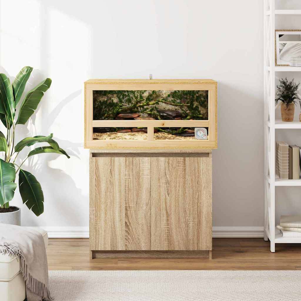 Vidaxl - Terrarium Marron 80 x 40 x 40 cm OSB vidaXL 876724 - Image 5