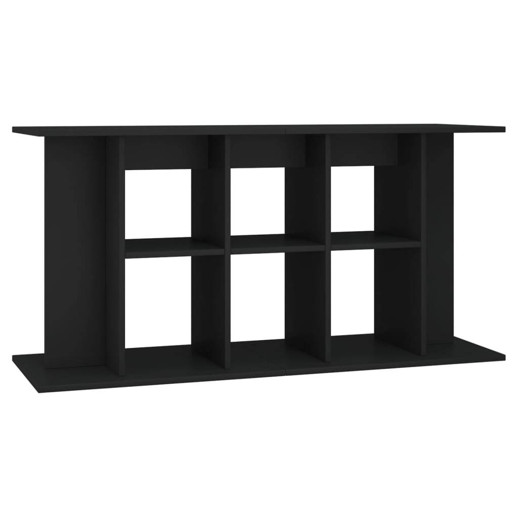 Meuble pour Aquarium Bois d'Ingénierie pour Salon avec Rangement 120x40x60 cm Noir - ComfortXL Outdoor Living - Image 2