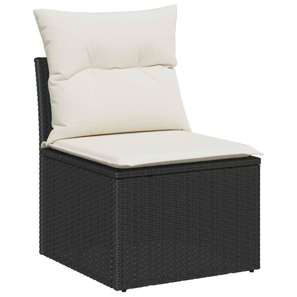 ComfortXL - Salon de jardin d'angle 5 places en polyrotin modulable pour terrasse Noir – ComfortXL Outdoor Living - Image 5