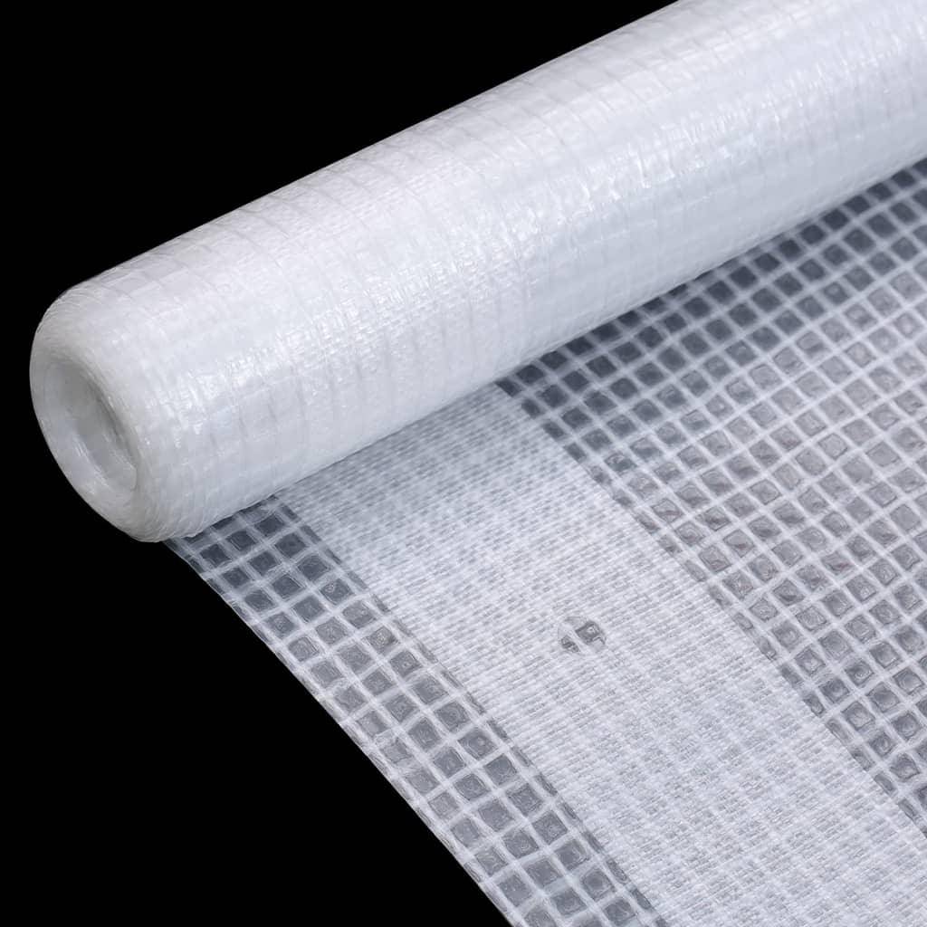 Helloshop26 - Lot de 2 bâches construction de serres bâches de camping protection de meubles de jardin remorques jardin extérieur 260 g/m² 3x4 m blanc - Image 2
