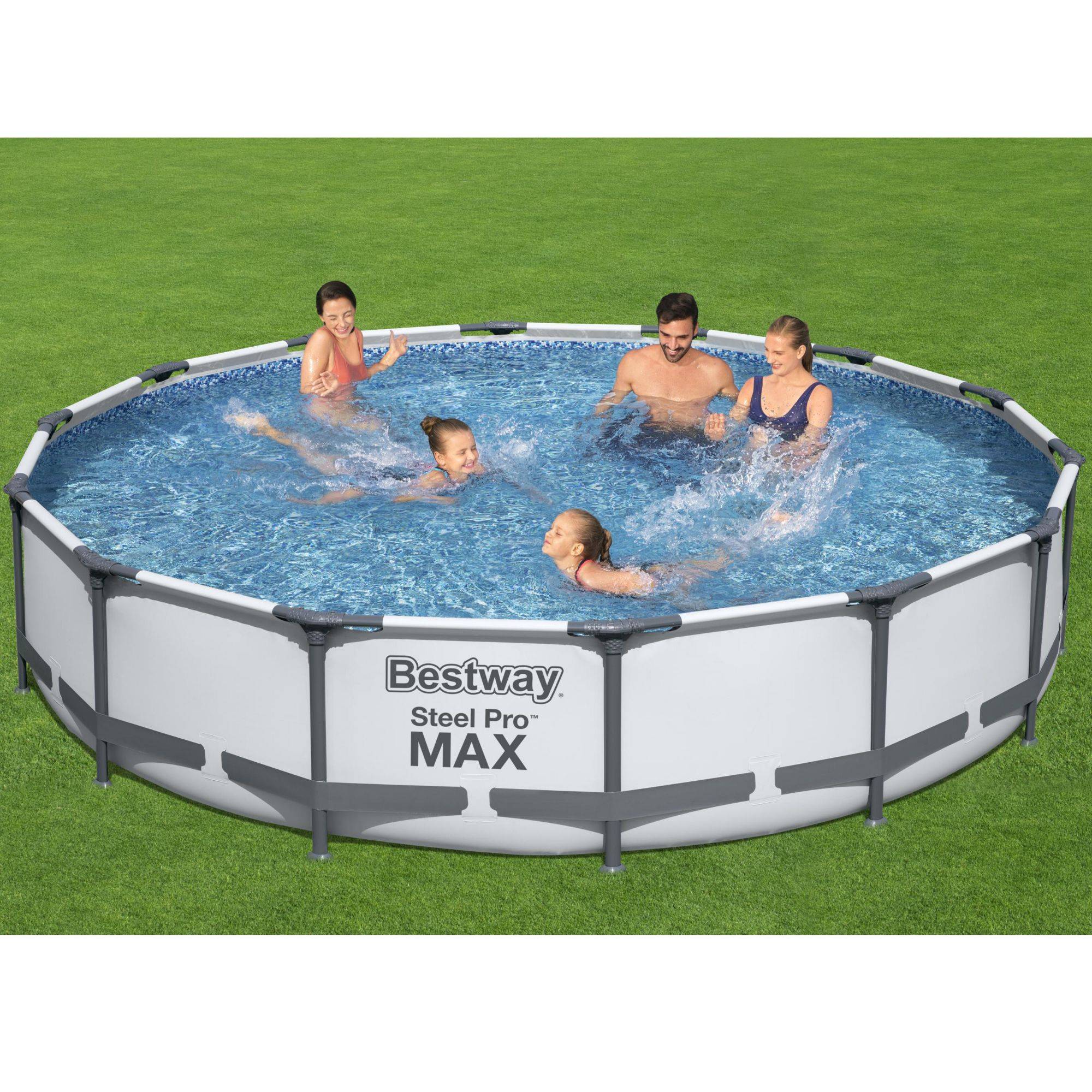 Bestway - Piscine Steel Pro Max 427x84cm Installation Rapide, Structure Robuste, Filtration Incluse - Bestway - Image 2