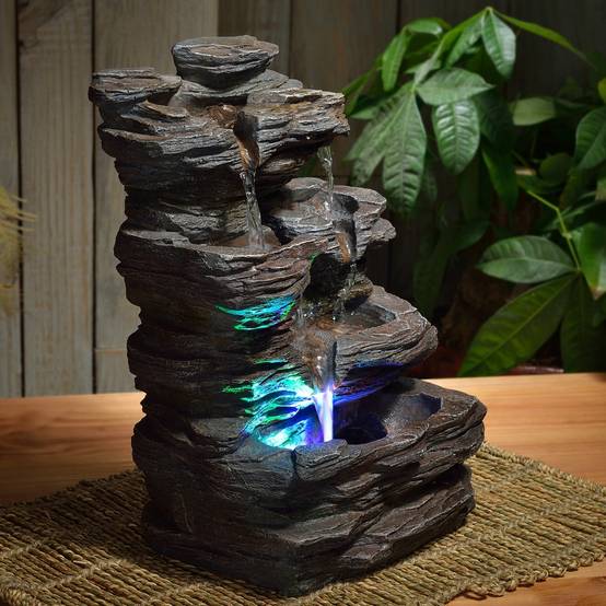 Zen Light - Fontaine d'Intérieur Pietra - Zen Authentique et Symbolique - Objet Déco et Idée Cadeau Insolite - en'Light - Image 8