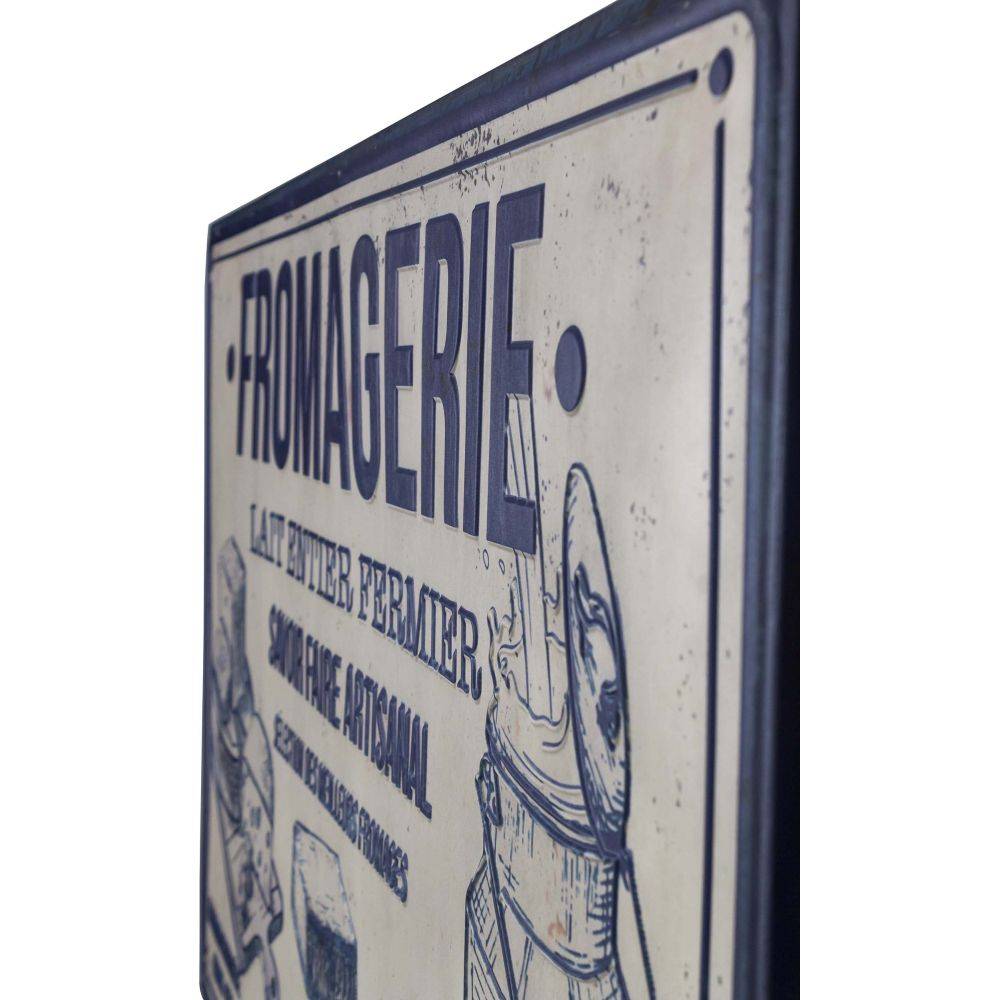 Antic Line Creations - Plaque décorative en fer Commerce 122.5 x 74 cm Fromagerie - Image 3