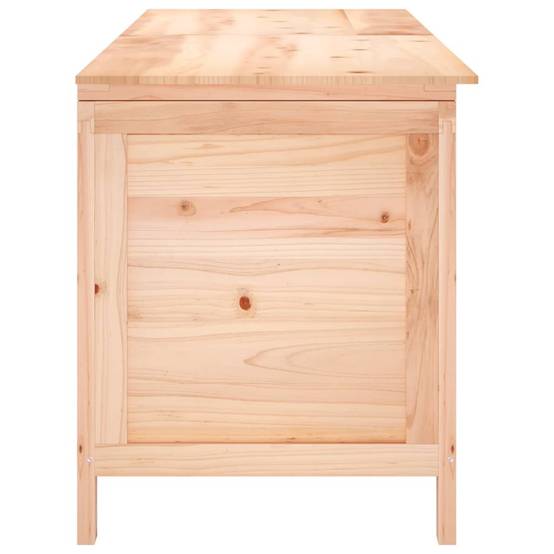 Coffre de jardin bois de sapin naturel 150 x 50 x 56.5 cm - PANGIVO - Image 5
