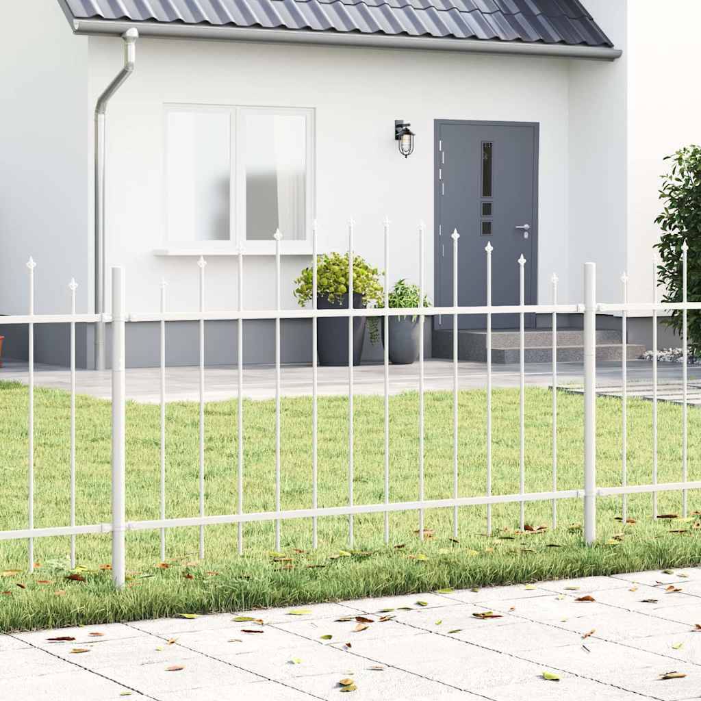 Maison Chic - Clôture de jardin - Panneau de clôture - Palissade Blanc 170 x 100 cm g469 - Image 2