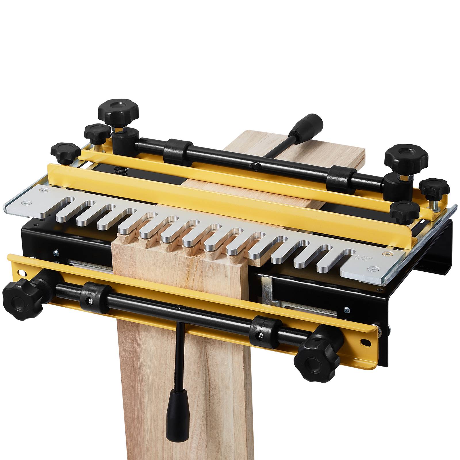 Vevor - VEVOR Gabarit à queue d’aronde semi-aveugle pour défonceuse, fraise 12,7 mm, largeur travail 140–310 mm, aluminium durable. - Image 1
