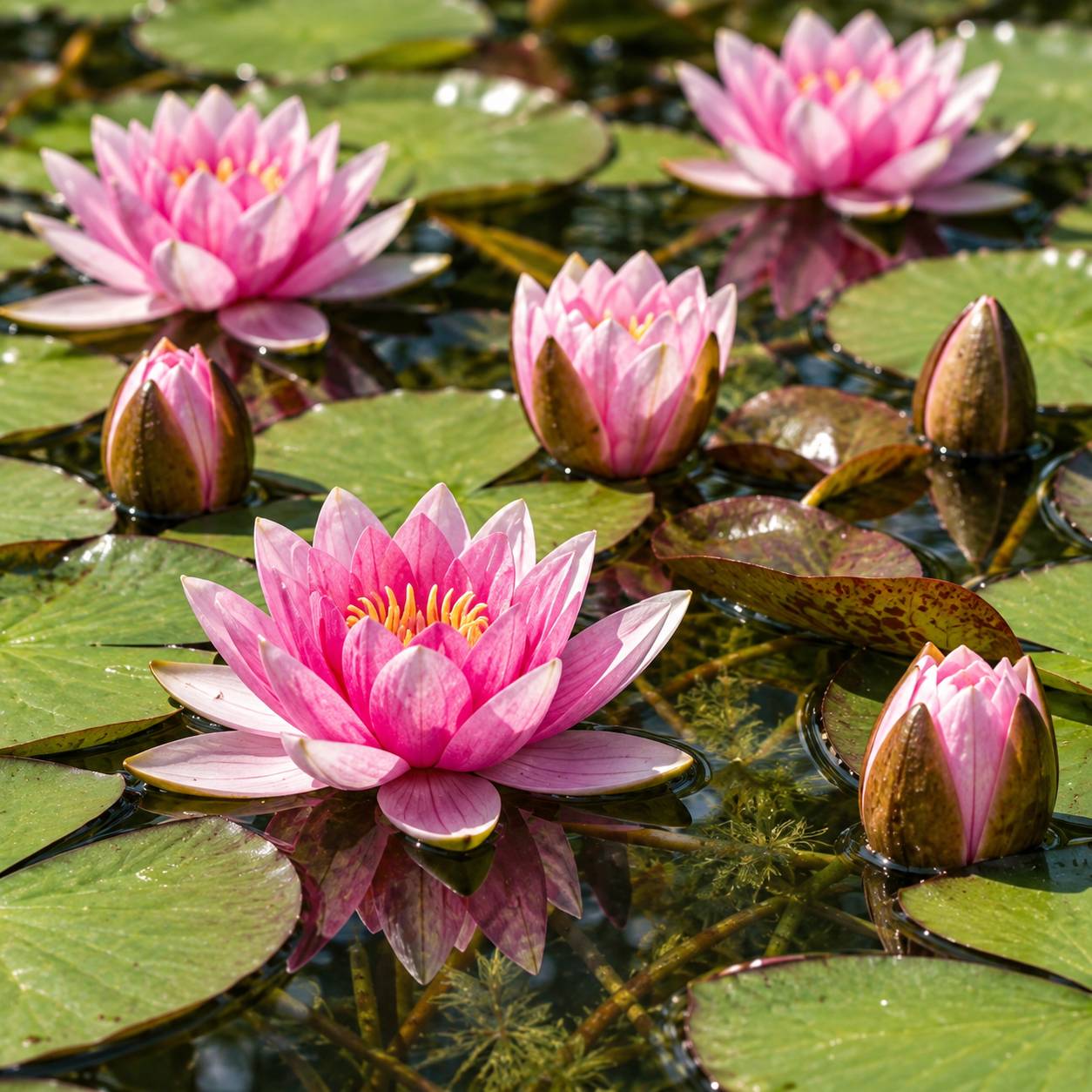 Nénuphar nain rose - Nymphaea - Image 2