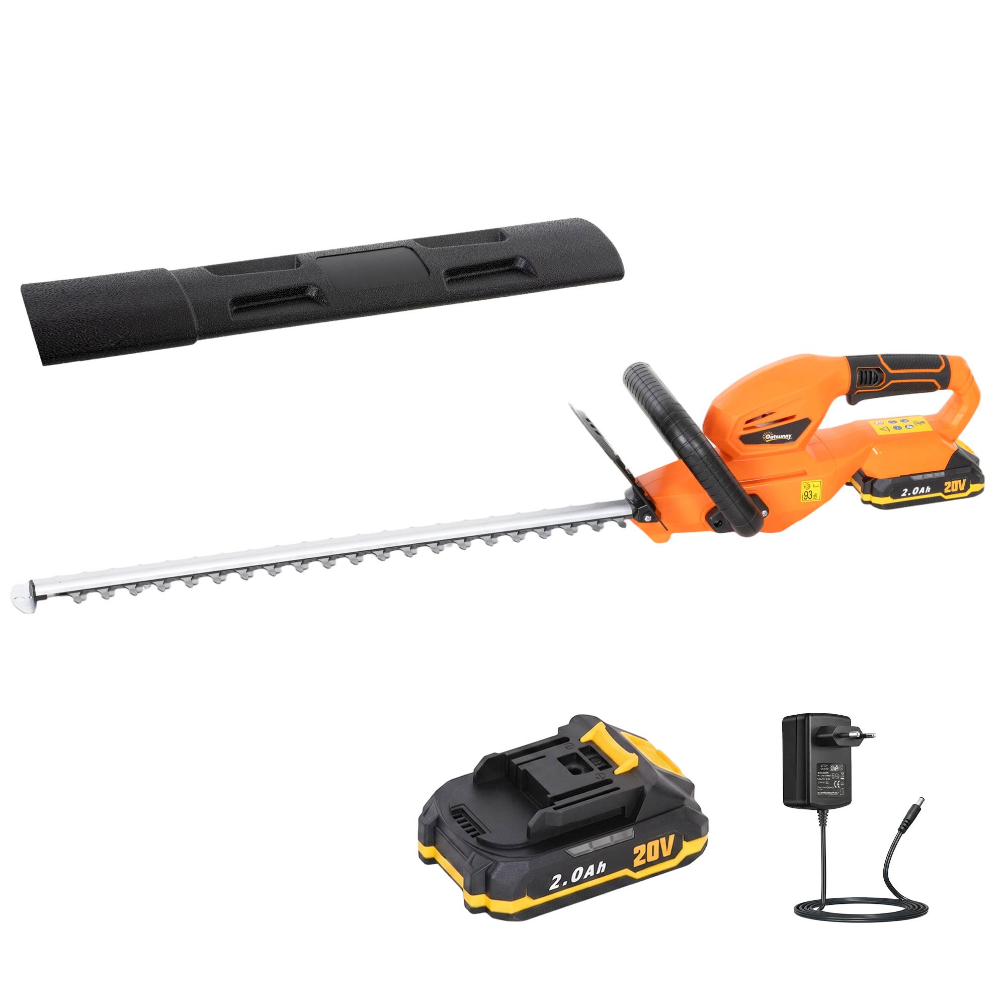 Taille-Haies Électrique 100 W, Lame 51 cm, Batterie 2,0 Ah et Chargeur - Image 1