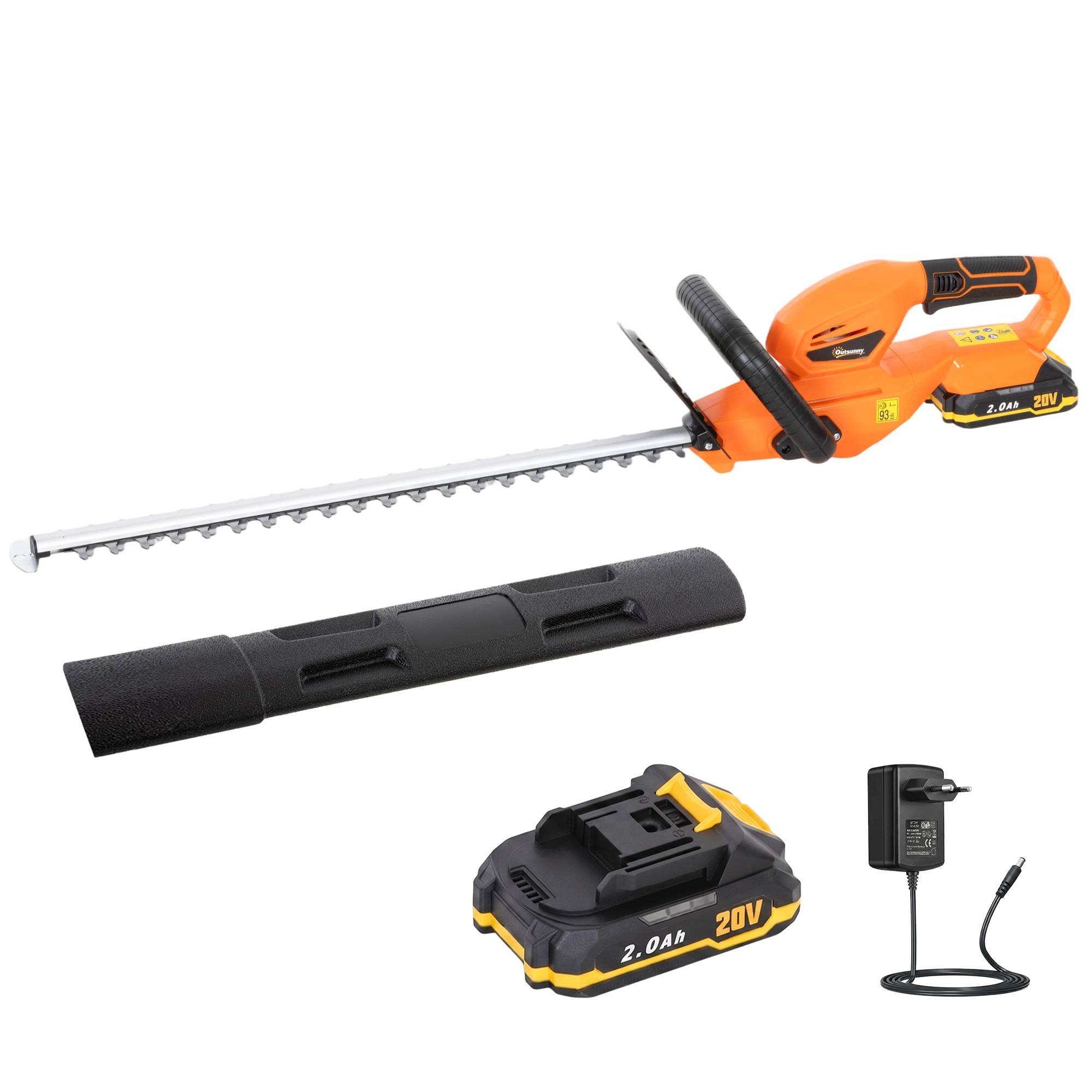 Taille-Haies Électrique 100 W, Lame 51 cm, Batterie 2,0 Ah et Chargeur - Image 2
