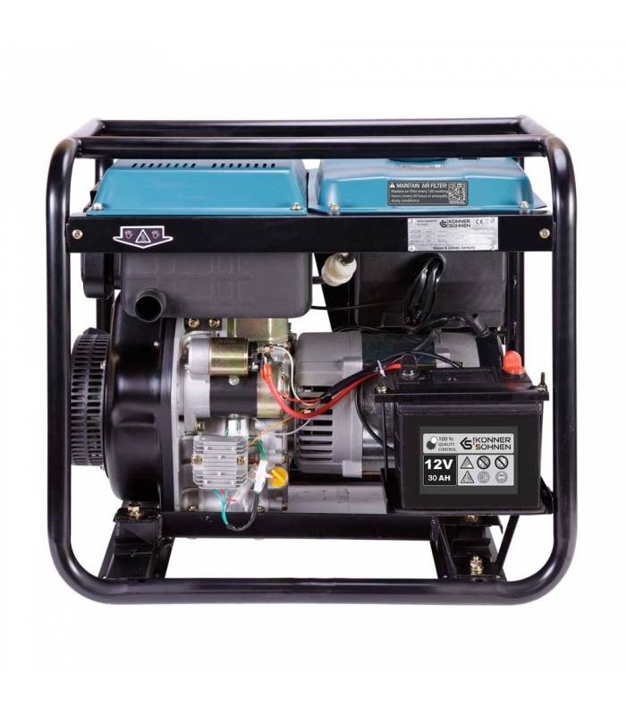 Générateur diesel Euro 5 boitier ATS intégré puissance 6500W "Könner & Söhnen" KS 9100HDE-1/3 ATSR - Image 3
