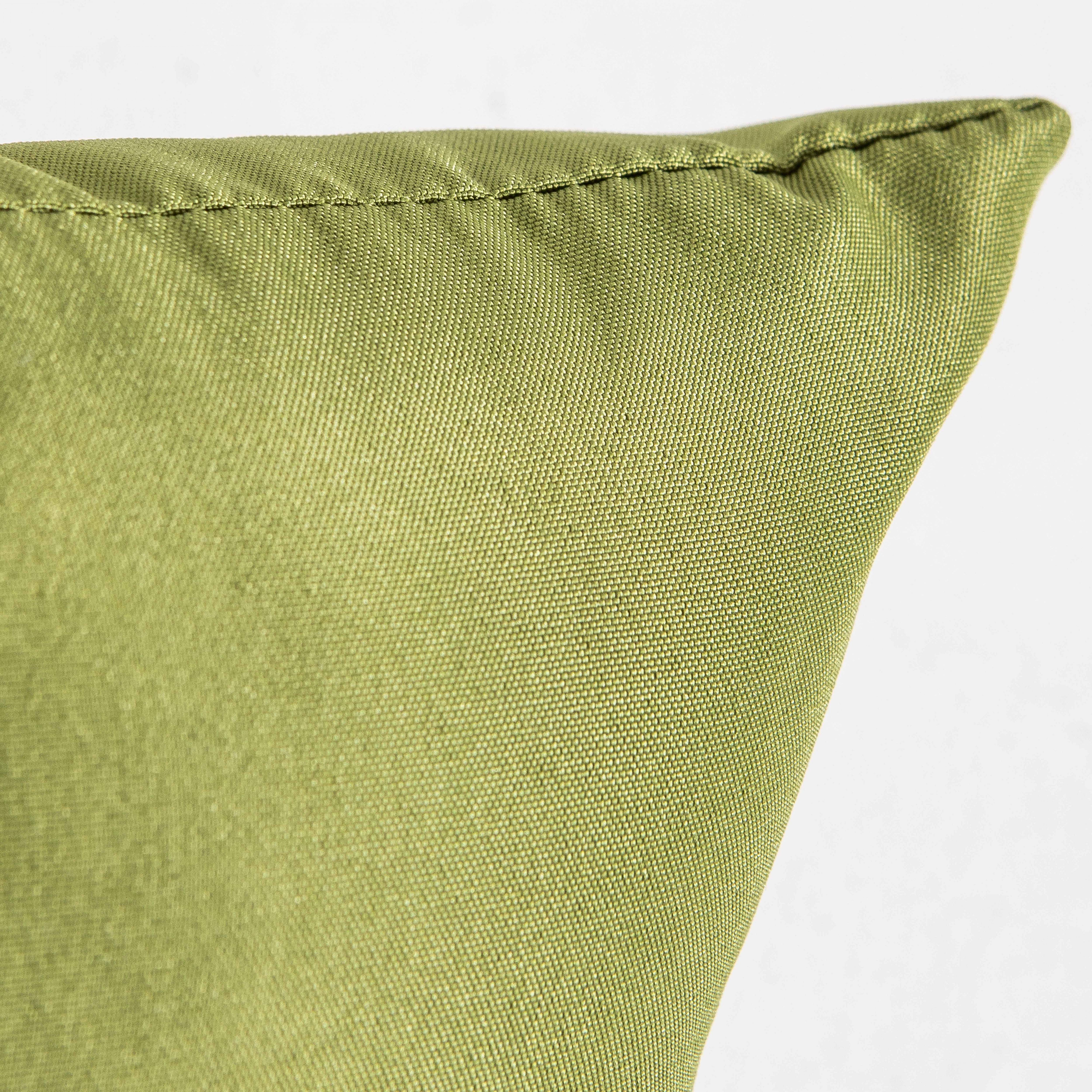 Oviala - Lot de 2 petits coussins polyester kaki 40x20x8 cm Cuzco - Oviala - Image 5