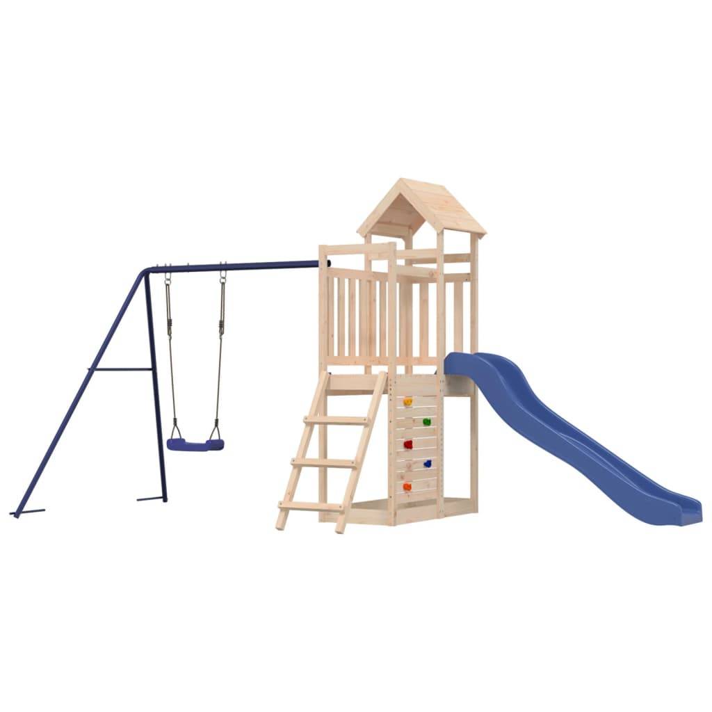 Helloshop26 - Aire de jeux d'extérieur 434 x 186 x 214 cm bois de pin massif - Image 1