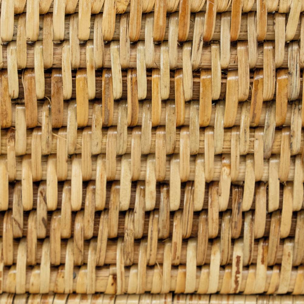 Aubry Gaspard - Panier de rangement en rotin naturel 24 x 19 x 13 cm - Image 3