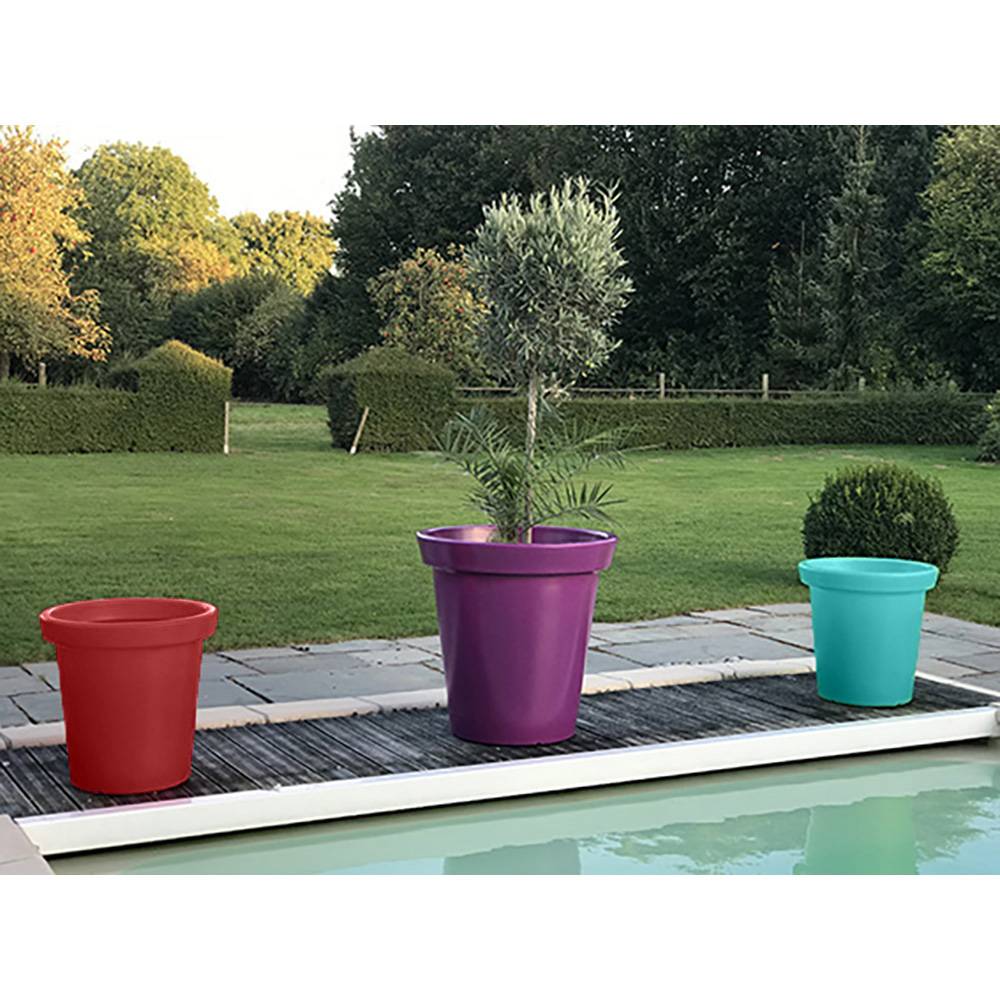Plast'Up Rotomoulage - Pot de fleurs rond xxl delight 75l- lot de 2 - Image 3