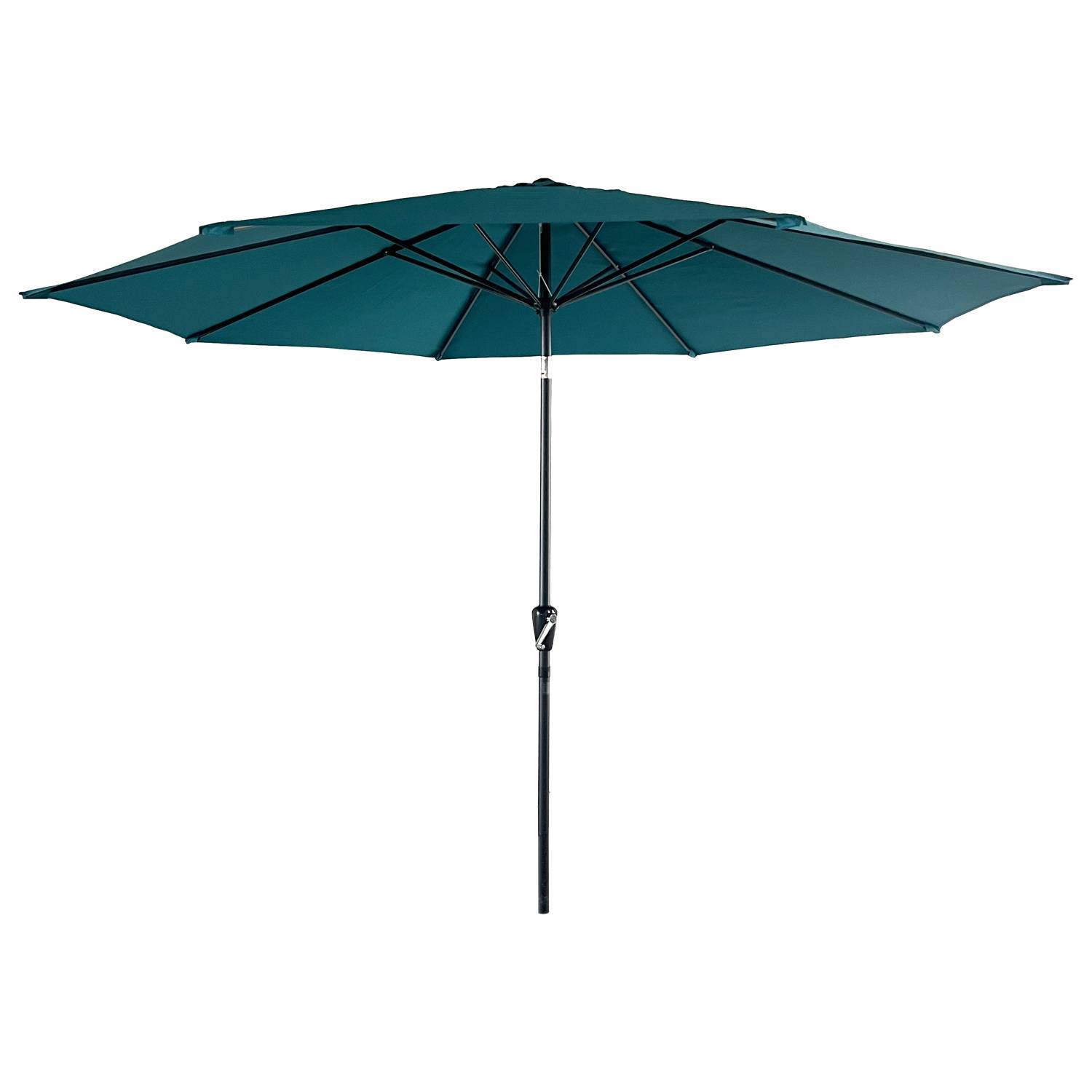 Happy Garden - Toile pour parasol droit HAPUNA rond 3,30m de diamètre bleu - HAPPY GARDEN - Image 3