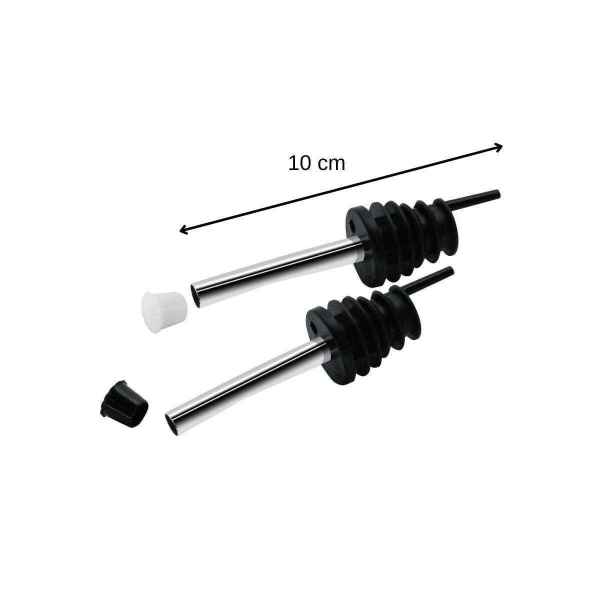 Lot de 4 becs verseurs pour bouteille Fackelmann - Image 3