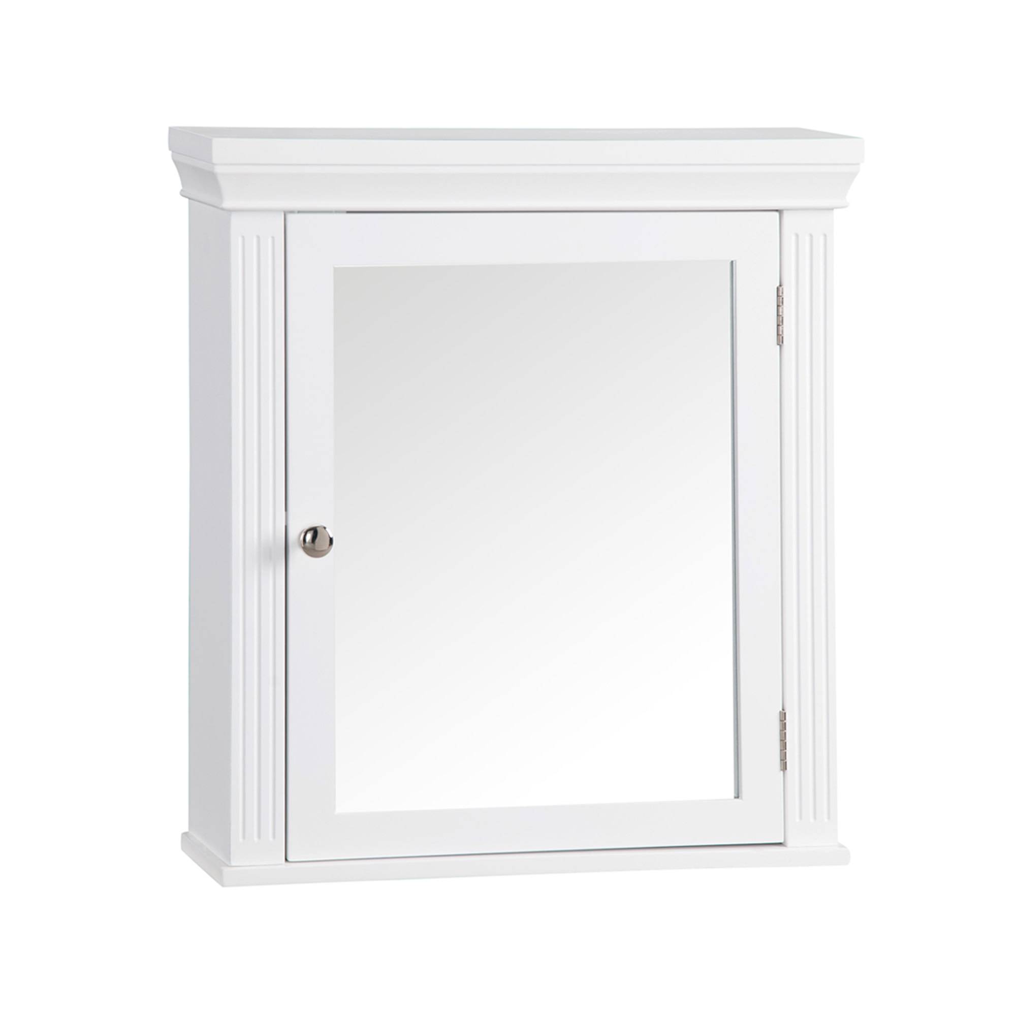 Teamson Home - Armoire de salle de bain en effet bois blanc avec étagères Teamson Home - Image 2