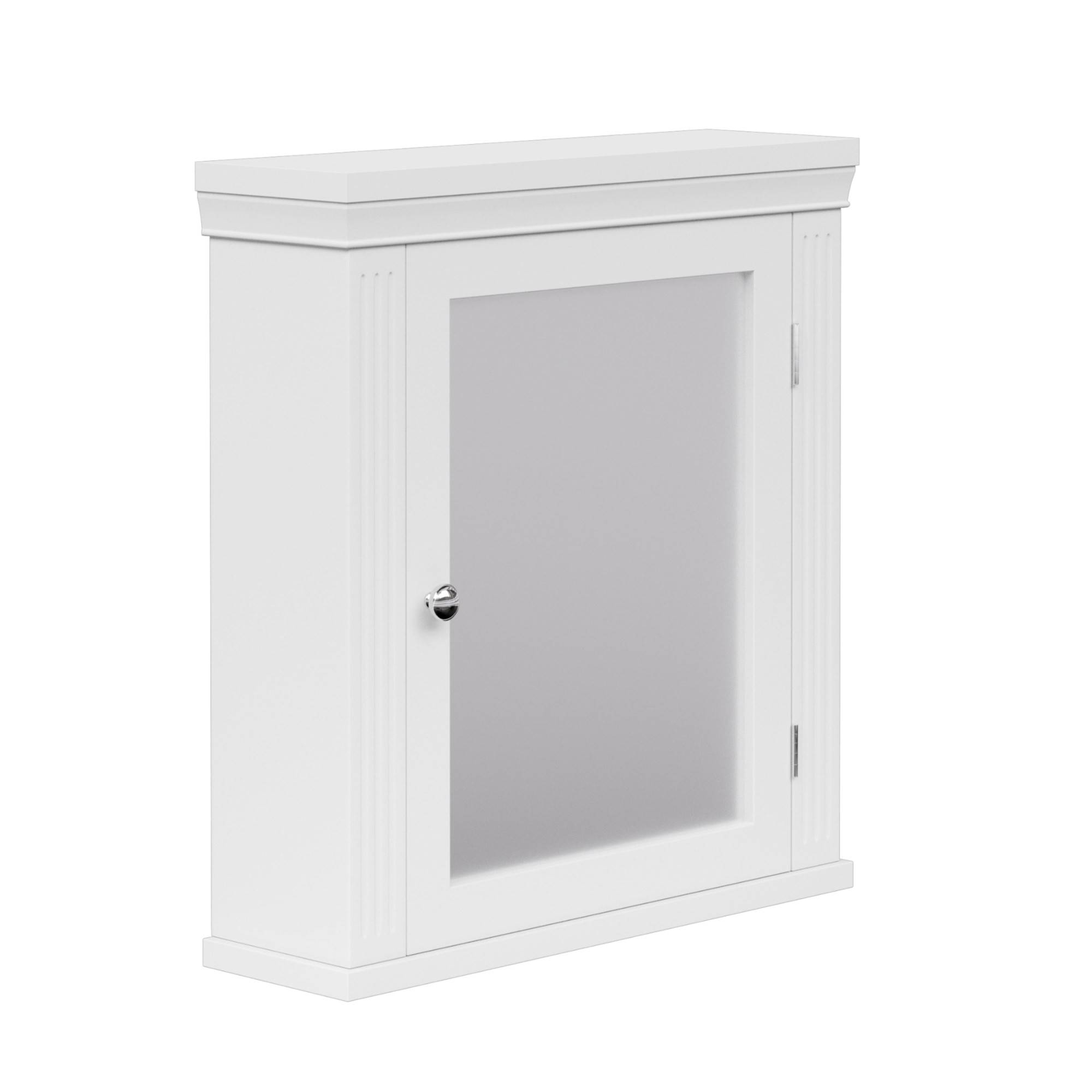 Teamson Home - Armoire de salle de bain en effet bois blanc avec étagères Teamson Home - Image 6