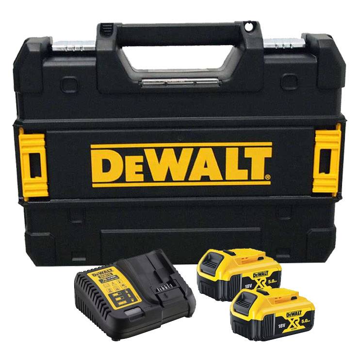 Dewalt - Fraiseuse à lamelles 18V XR Brushless + 2 batteries 5Ah + chargeur + coffret T-STAK - DEWALT - DCW682P2-QW - Image 3