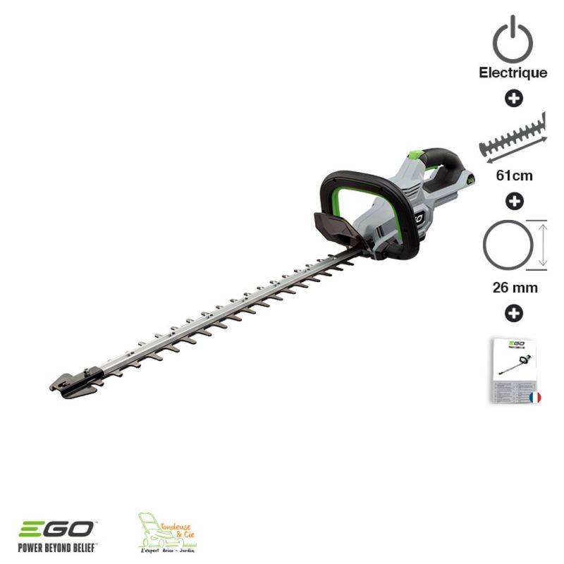 Ego Power + - Taille haie sans fil lame double 60 cm Egopower coupe 2,6 cm HT2410E sans batterie ni chargeur - Image 1