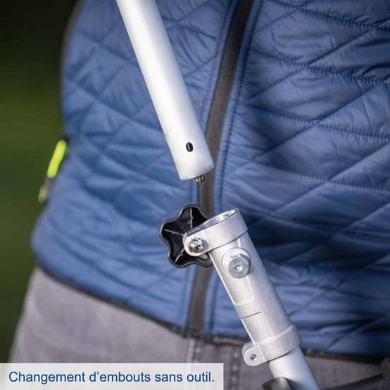Scheppach - Outil multi-usage sans fil 4 en 1 tondeuse taille-haies coupe-bordure élagueuse 2x20 V 2 Ah - Scheppach - Image 3