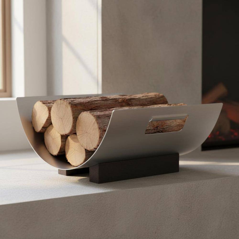 Aubry Gaspard - Porte bûches design Lune - Image 2