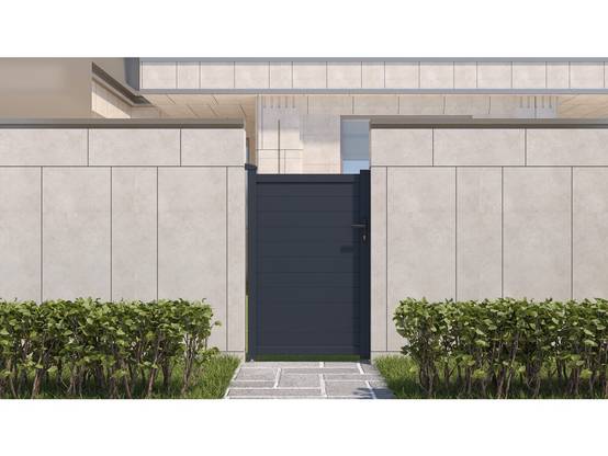 Portillon Aluminium "marc" - 101.2 X 155.9 Cm - Gris -habitat Et Jardin - Image 2