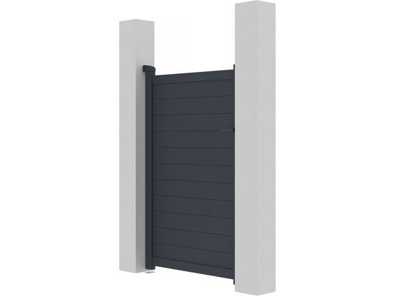 Portillon Aluminium "marc" - 101.2 X 155.9 Cm - Gris -habitat Et Jardin - Image 4
