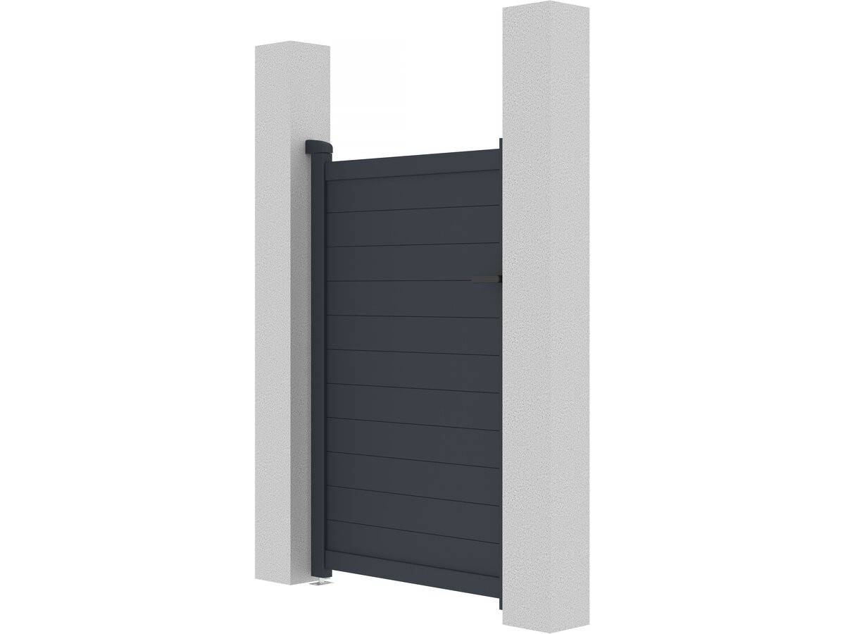 Habitat Et Jardin - Portillon Aluminium "marc" - 101.2 X 155.9 Cm - Gris -habitat Et Jardin - Image 4