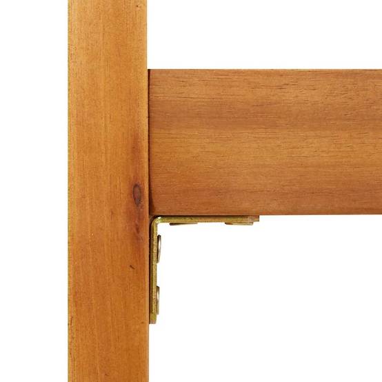 ComfortXL - Chaises de jardin en bois d'acacia massif lot de 2 avec accoudoirs pour terrasse extérieur Brun – ComfortXL Outdoor Living - Image 9
