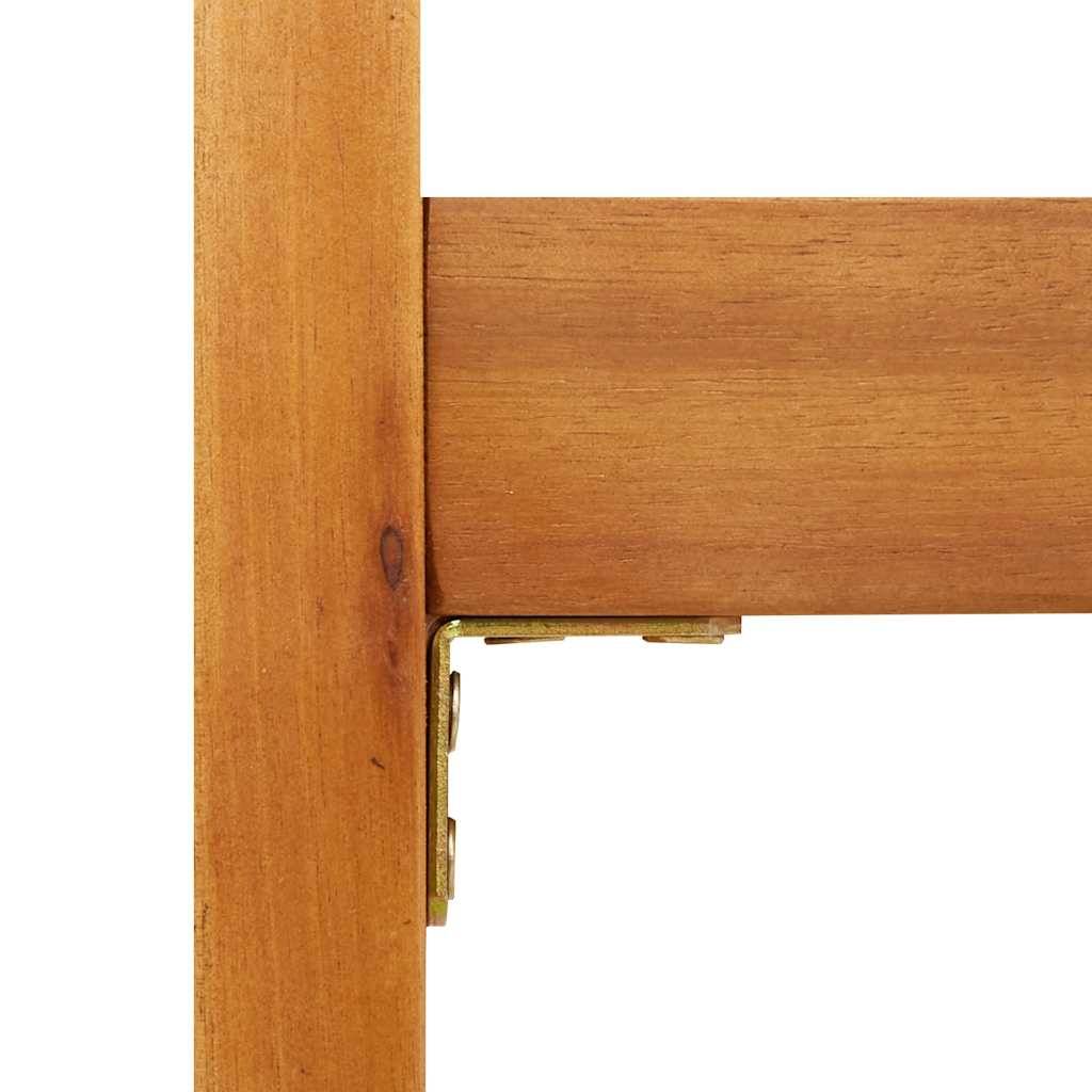 ComfortXL - Chaises de jardin en bois d'acacia massif lot de 2 avec accoudoirs pour terrasse extérieur Brun – ComfortXL Outdoor Living - Image 9