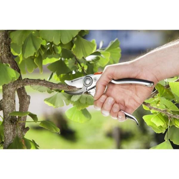 Sécateur GARDENA BP 50 Premium - Ø24mm max - Lames franches acier inox - Poignée ergonomique - Garantie 25 ans - Image 4