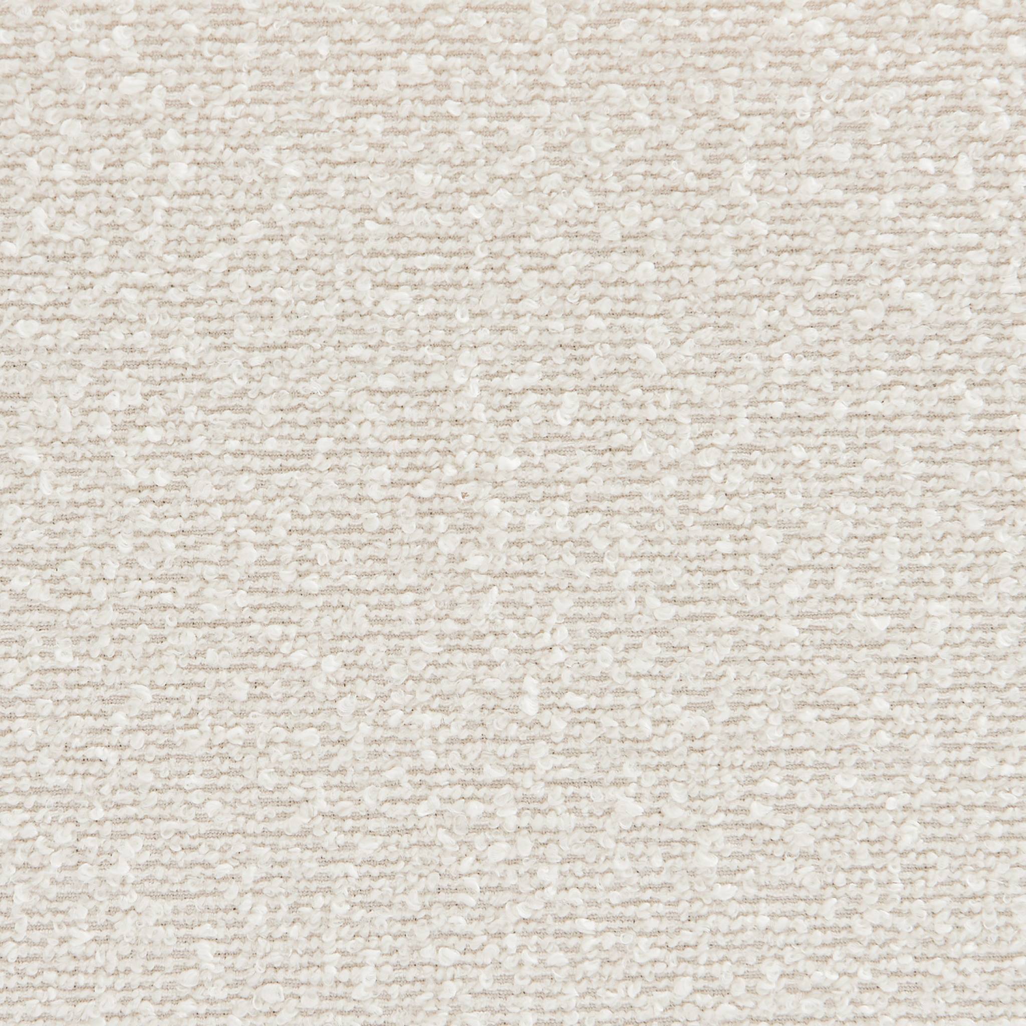 sweeek - Chauffeuse convertible 2 places en bouclette texturée blanc cassé L 120 x P 80 x  H 66 cm - Fleeep | sweeek - Image 7