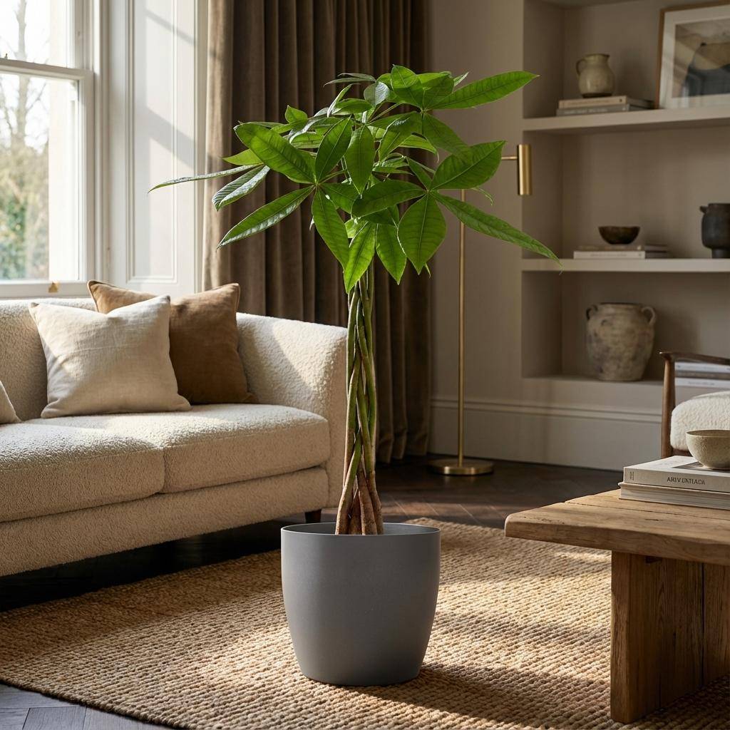 Pachira Aquatica - Pot de 21cm - Hauteur 80cm - Gris - Plantes d'intérieur - Image 2