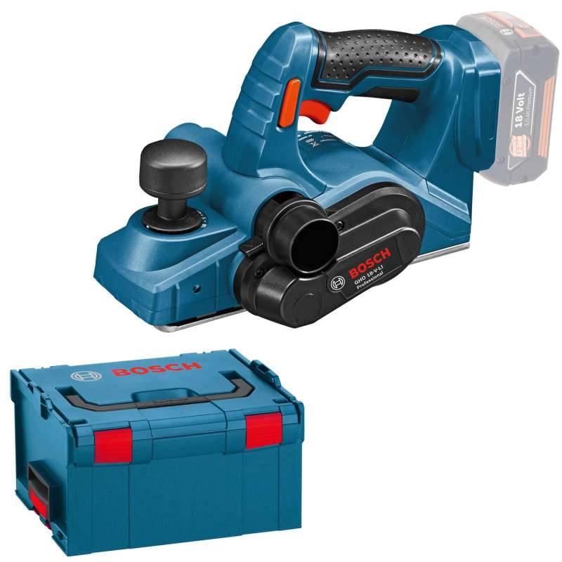 Bosch - Rabot sans fil GHO 18 V-LI - BOSCH -Sans chargeur ni batterie - L-Boxx - 06015A0300 - Image 1
