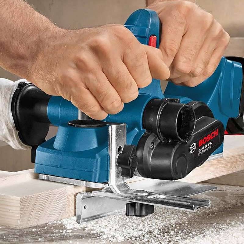 Bosch - Rabot sans fil GHO 18 V-LI - BOSCH -Sans chargeur ni batterie - L-Boxx - 06015A0300 - Image 4