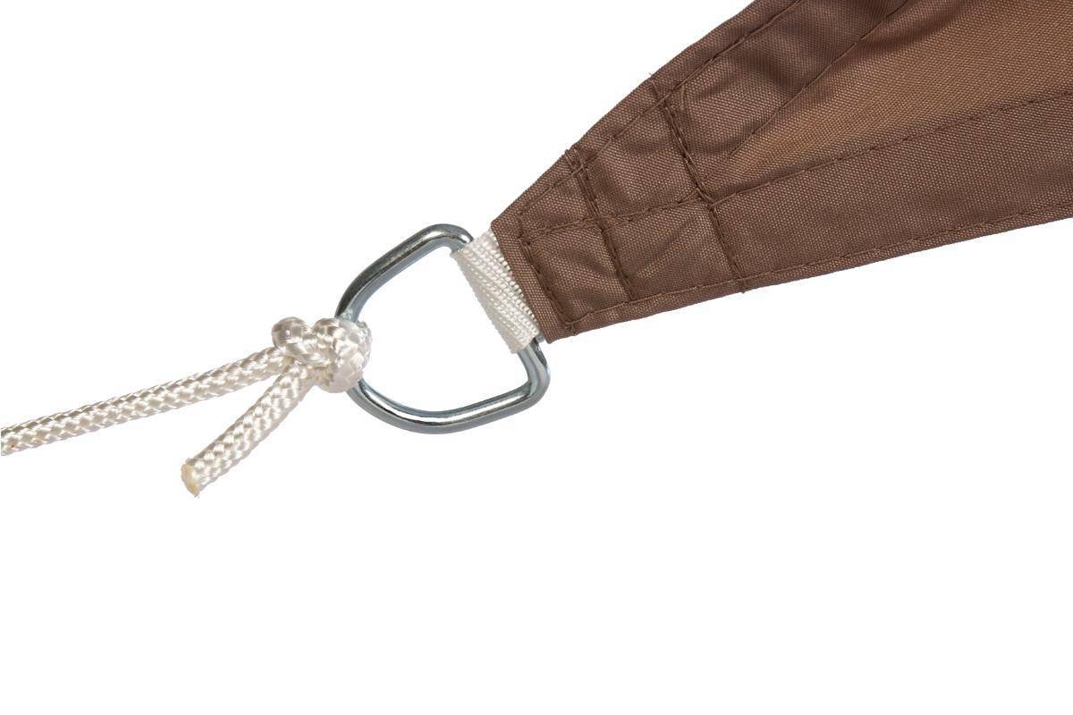 Hesperide - Voile d'ombrage rectangulaire "Curacao" taupe 3x2m en polyester Hespéride - Image 5