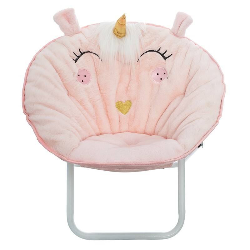 Fauteuil pliant enfant Licorne rose Atmosphera - Image 3