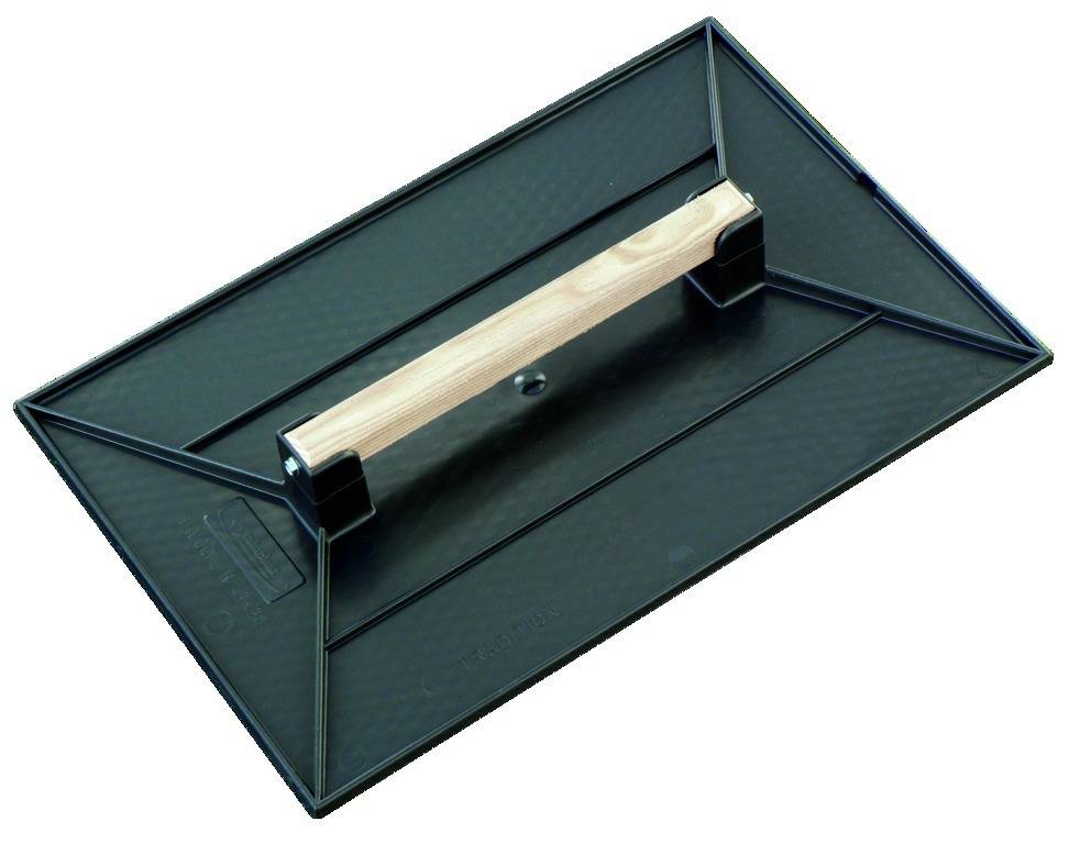 Taloche plastique rectangulaire 27x18cm en PS Choc noir - TALIAPLAST - 300402 - Image 1