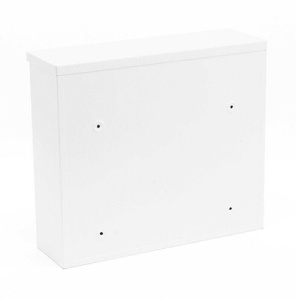 Helloshop26 - Boite postale boite aux lettres murale design avec clés 36 x 32 x 11,5 cm blanc - Image 4