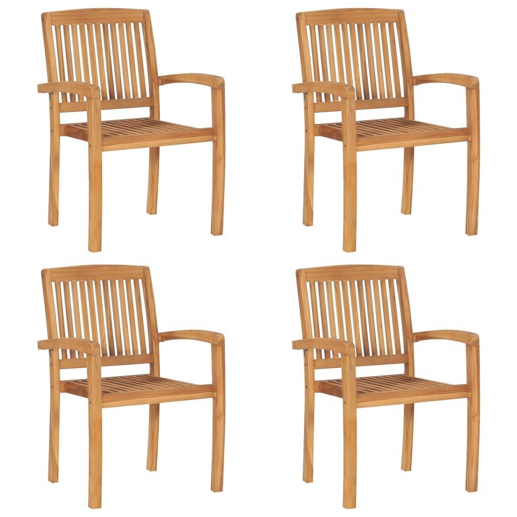 PANGIVO - Chaises de jardin teck et tissu rouge bordeaux 60 x 57.5 x 90 cm - PANGIVO - Image 2