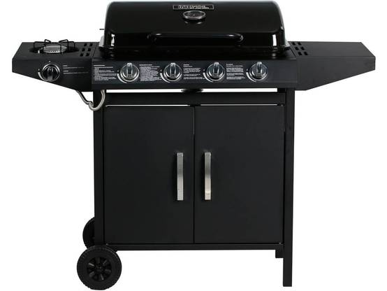 Barbecue Gaz "festa 5" - 5 Brûleurs Dont 1 Latéral - 12.9 Kw- Noir -habitat Et Jardin - Image 3
