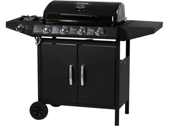 Barbecue Gaz "festa 5" - 5 Brûleurs Dont 1 Latéral - 12.9 Kw- Noir -habitat Et Jardin - Image 1